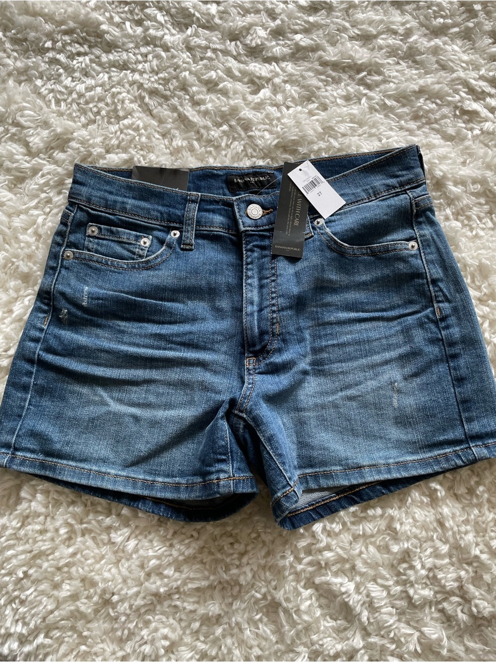 Banana Republic Dark Blue Denim Shorts